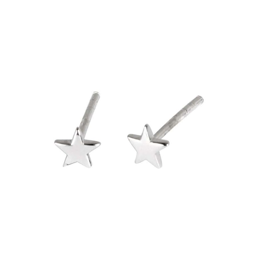 Earrings Silverado Classics | Tiny Silver Star Studs