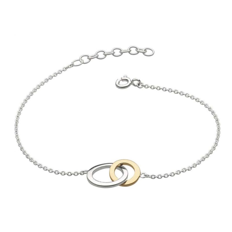 Bracelets Silverado Classics | Gold And Silver Two Loop Bracelet