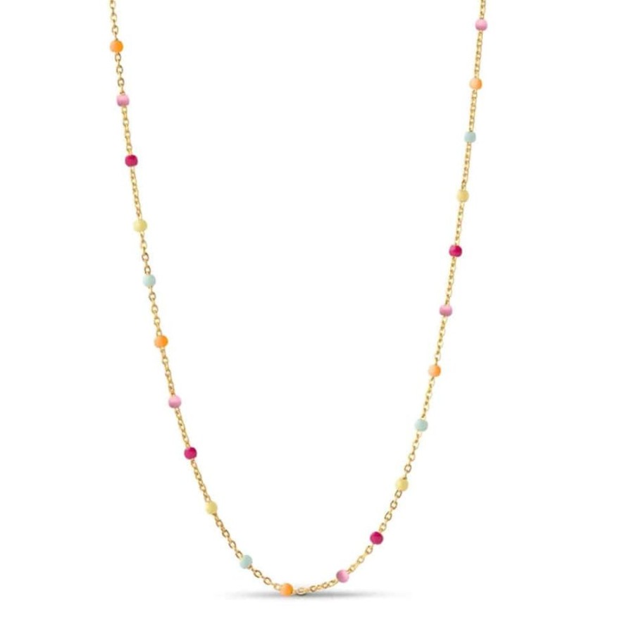 Necklaces Enamel | Lola Rainbow Enamel Necklace