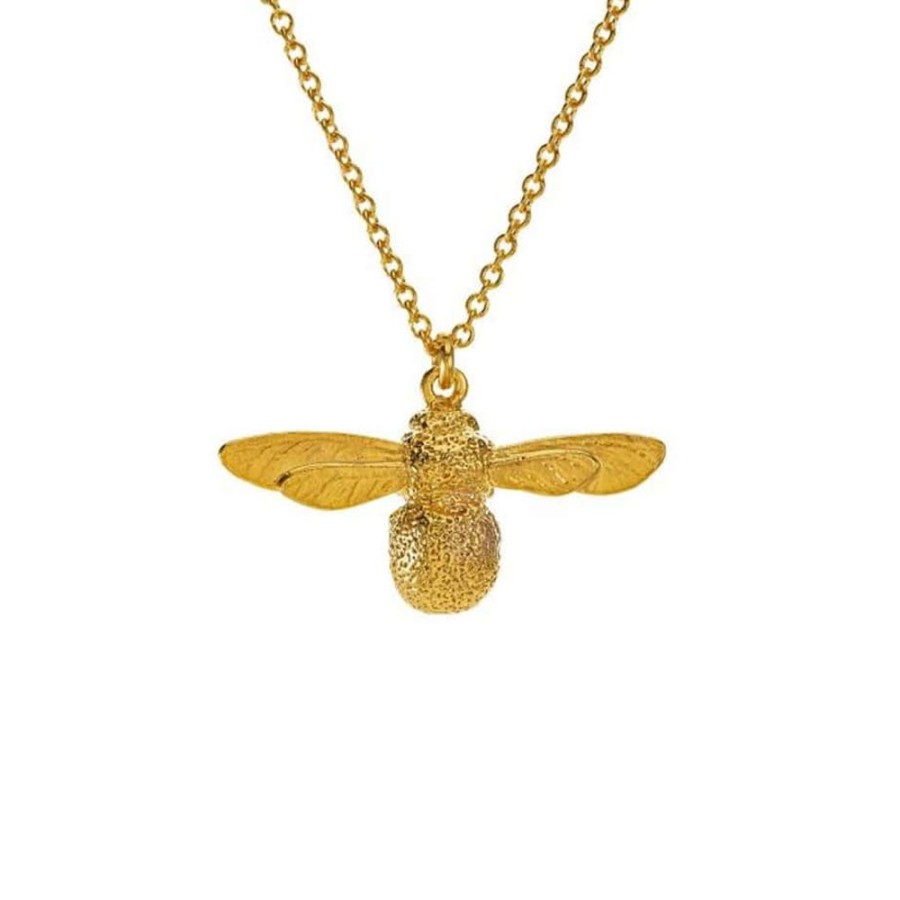 Necklaces Alex Monroe | Alex Monroe Baby Bee Necklace