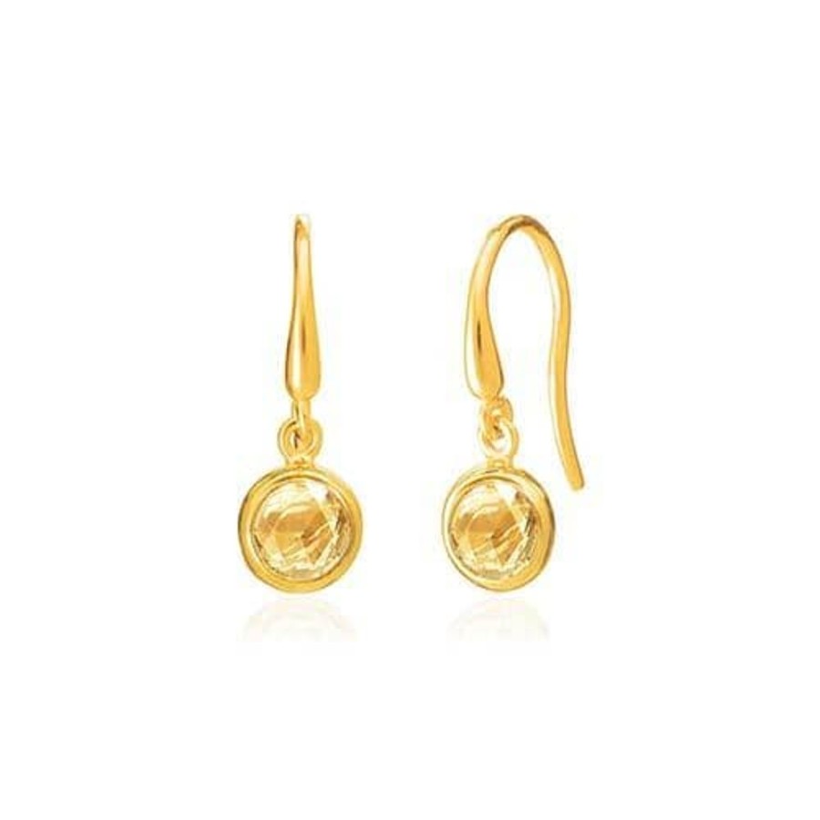 Earrings Luceir Jewellery | Luceir November Birthstone Earrings - Citrine