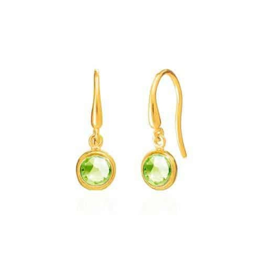 Earrings Luceir Jewellery | Luceir August Birthstone Earrings - Peridot