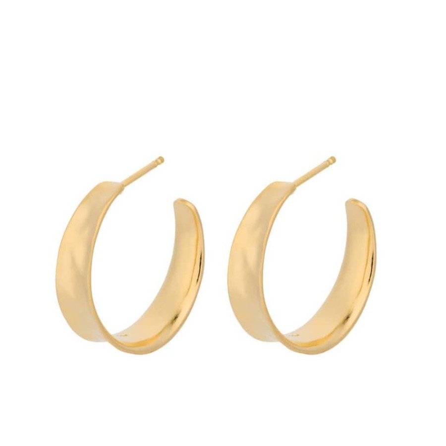 Earrings Pernille Corydon | Pernille Corydon Midi Saga Hoops